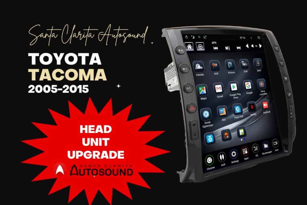 Toyota Tacoma 2005-2015 audio upgrade to custom Linkswell head unit