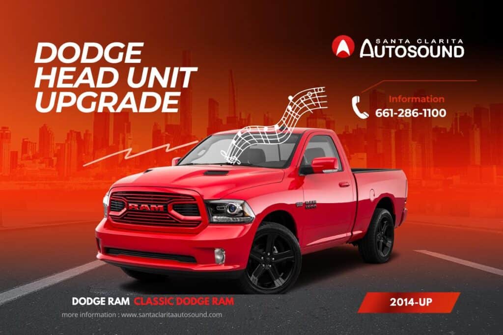 Dodge New Ram & Dodge Ram Classic Stereo Upgrade 2014-UP