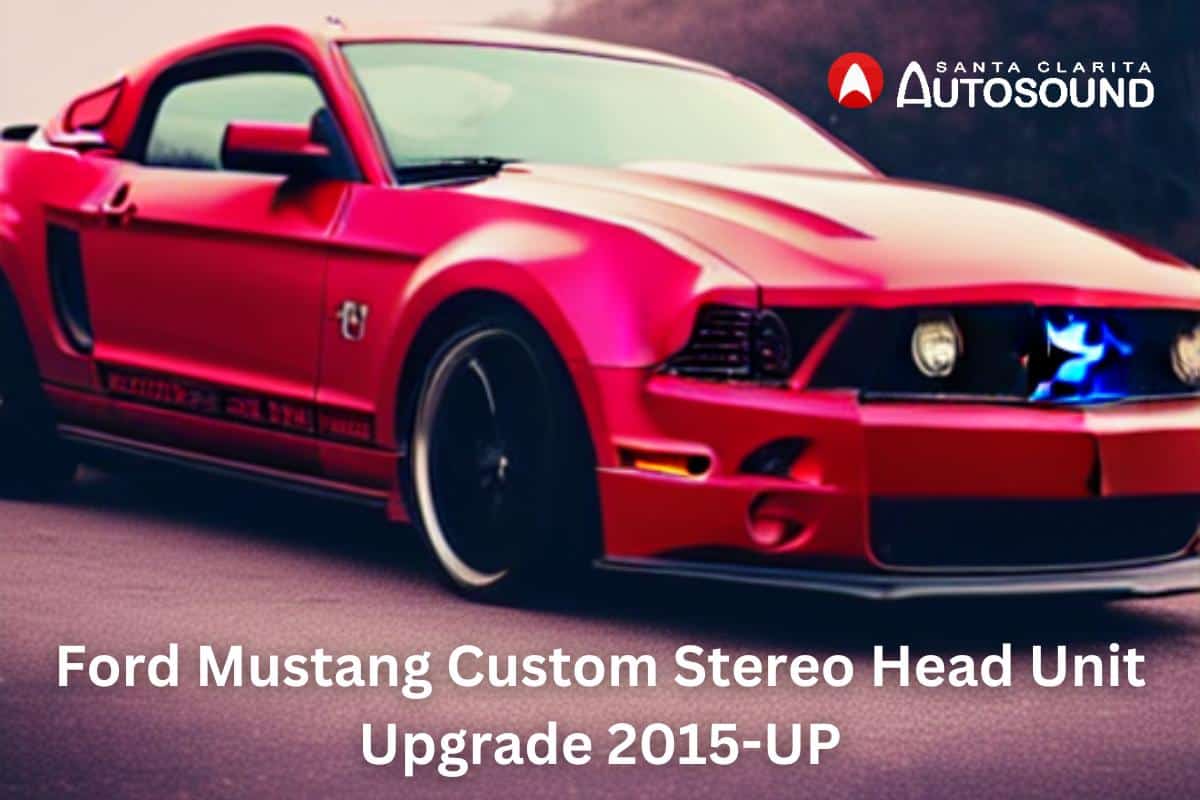 Ford Mustang Custom Stereo Head Unit Upgrade 2015-UP