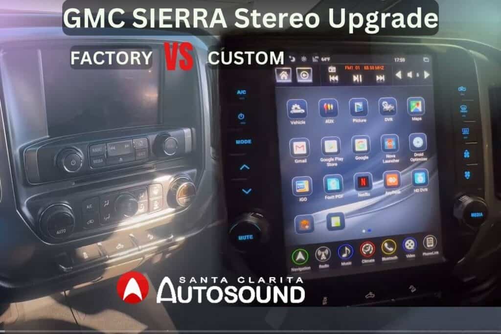 GMC SIERRA Stereo Upgrade