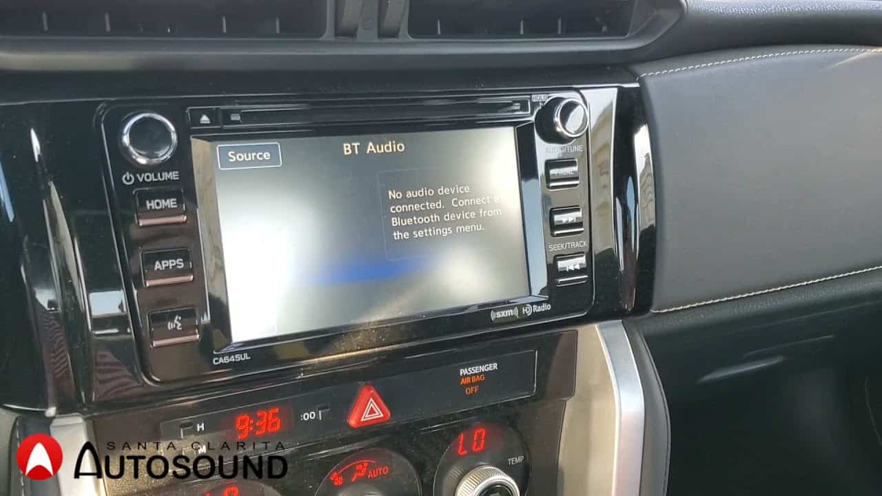 Subaru BRZ with a new Pioneer DMH-W4600NEX Wireless Apple CarPlay Santa Clarita Auto Sound