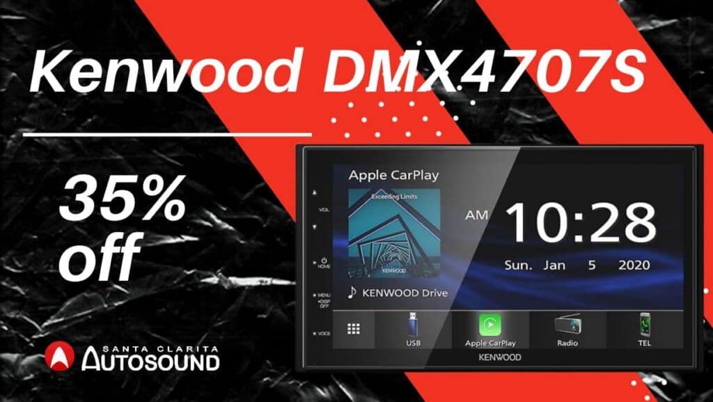 Kenwood DMX4707S product image with 35% discount