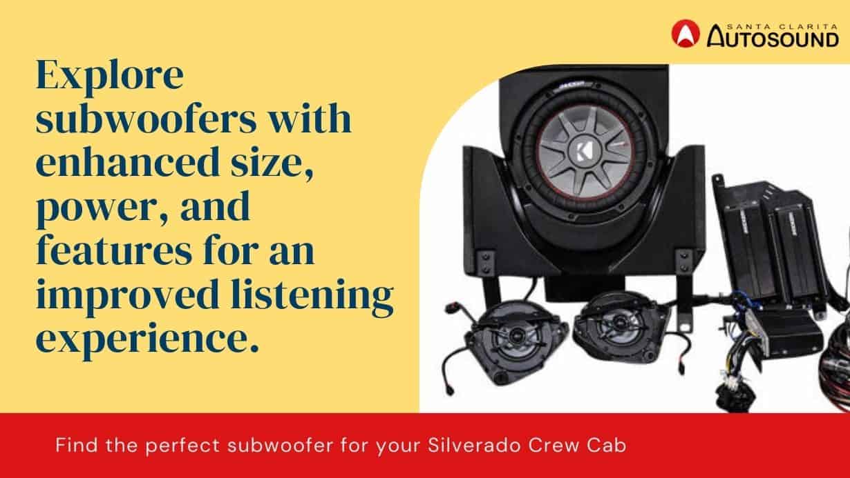 subwoofer for silverado crew cab