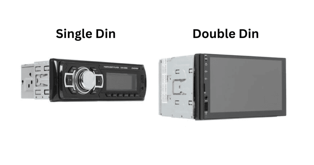 car stereo size